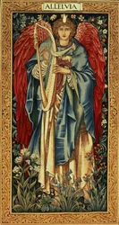 Alleluia, designed by Edward Burne-Jones and made by Morris and Company, c.1885